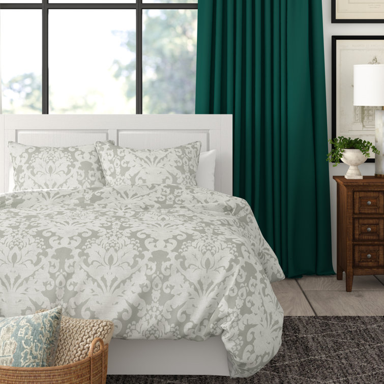 One Allium Way® Trina 100 Cotton Sateen Comforter Set & Reviews Wayfair